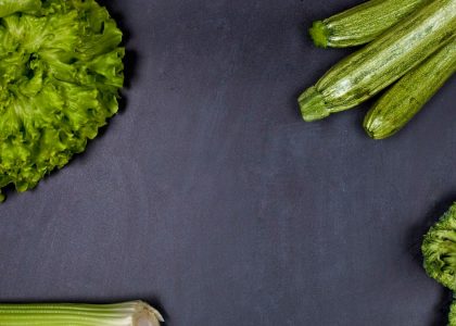 A bunch of broccoli sitting on top of a table